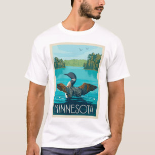 T-shirt Minnesota   Loon