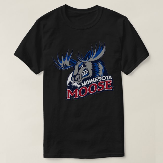 T-shirt Minnesota Moose Junior Hockey (Design devant)