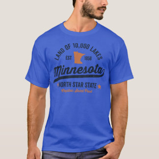 T-shirt Minnesota Terre de 10000 Lacs 1