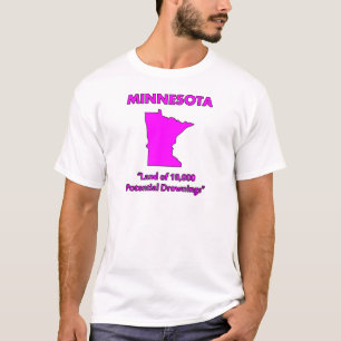T-shirt Minnesota - Terre de 10 000 noyades potentielles