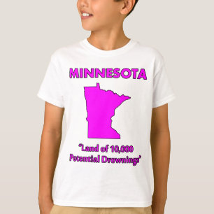 T-shirt Minnesota - Terre de 10 000 noyades potentielles