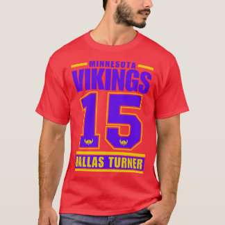 T-shirt Minnesota Vikings Dallas Turner 15 American Playe