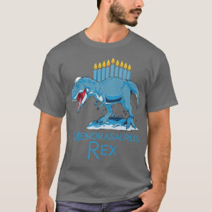 T-shirt Minorasaurus Chemise Rex T Rex Dinosaur Hanoukka C