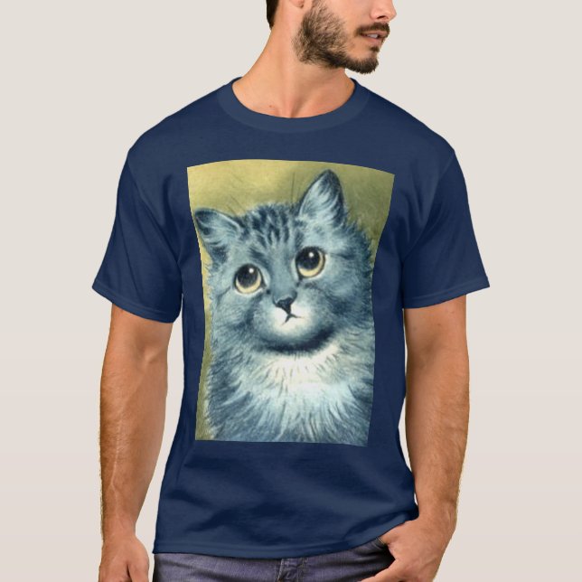 T-shirt minou bleu (Devant)