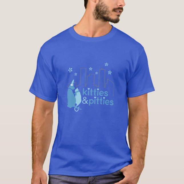 T-shirt Minous et Pitties - chemise d'hiver (Devant)