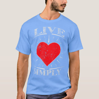T-shirt Minuscule Maison Shirt Live Simply Minuscule Maiso
