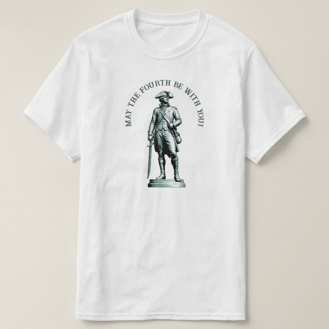 T-shirt Minuteman...Que le quatrième soit avec YouT-Shirt (Design devant)