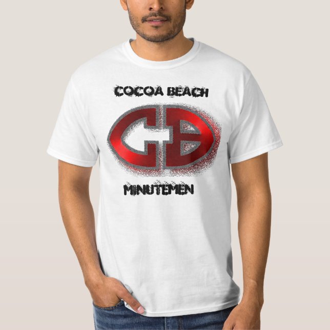 T-shirt Minutemen de plage de cacao (Devant)