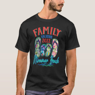 T-shirt Miramar Beach Florida Vacation 2022 Flip Flops Fam