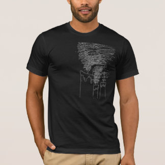 T-shirt "Mire" la pièce en t graphique