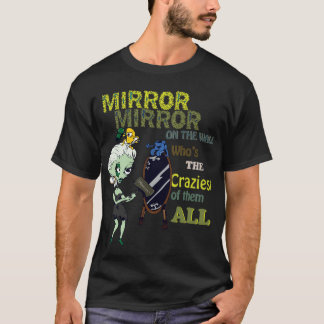 T-shirt Miroir de miroir sur le mur