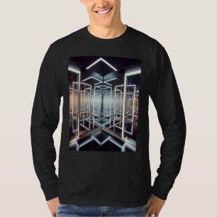 T-shirt Miroirs d'infinité Métissant miroir de profondeur 
