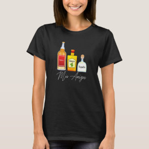 T-shirt Mis Amigos Tequila Boisson Branchée Dit :