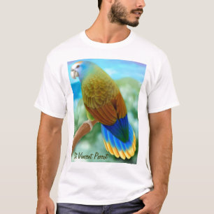 T-shirt mis en danger de perroquet du Saint