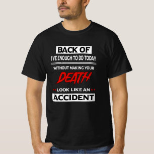 T-shirt Misantrop dit que l'homme drôle Hesser anti-social