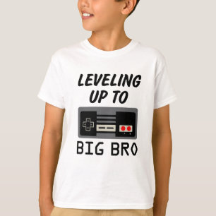 T-shirt Mise à niveau jusqu'au grand frère de jeu vidéo de