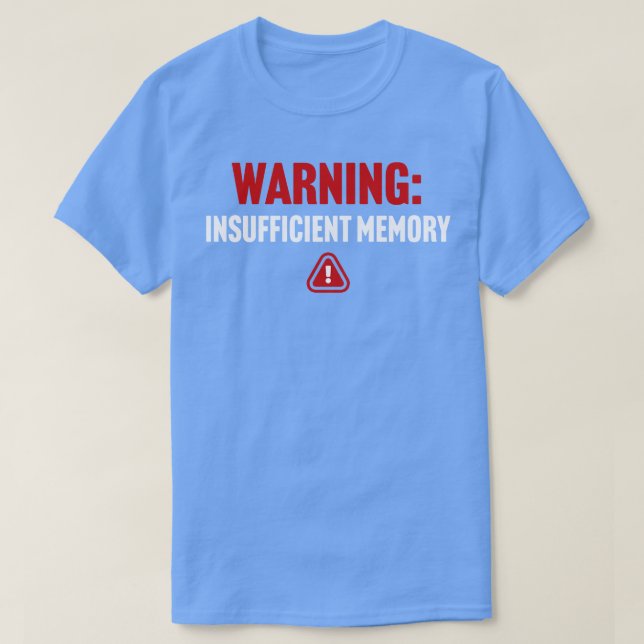T-shirt Mise en garde (Design devant)