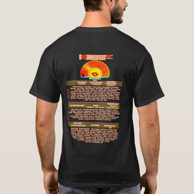 T-shirt Mise en ligne de Summerfest 2023 (Dos)