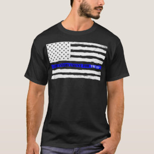 T-shirt Mise en oeuvre de Thin Line Law pour TRUMP