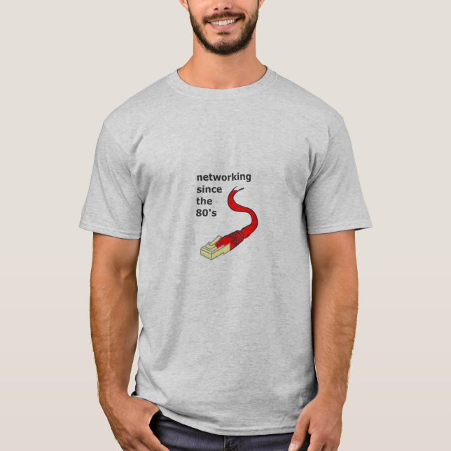 T-shirt Mise en réseau (lumière) (Devant)