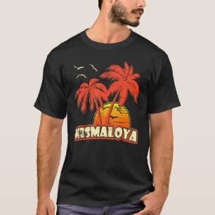 T-shirt Mismaloya Summer Palm Trees 80s Beach Sunset
