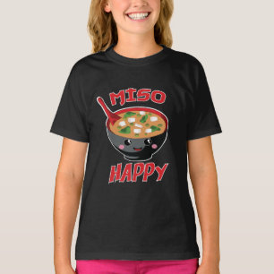 T-shirt Miso Happy Funny Food Kawaii