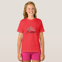 Miss America Tiara Pageant Girls Top Custom Name