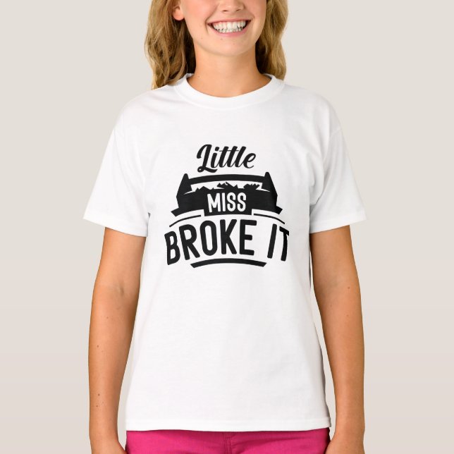 T-shirt Miss Broke (Devant)