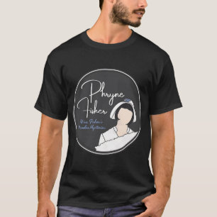 T-shirt Miss Fisher dans son manteau de fourrure blanc