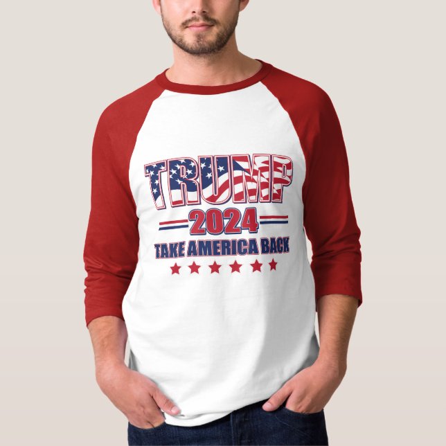 T-shirt Miss Me Pourtant - Trump 2024 (Devant)
