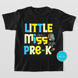 T-Shirt Miss Pré-K Retourne À L'École