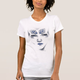 T-shirt Miss Univers Alien Lady Sci-fi Fantastique Horreur