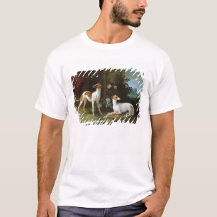 T-shirt Misse et Turlu, deux lévriers de Louis XV