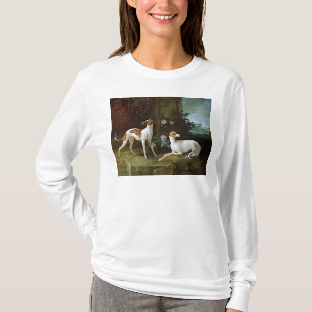 T-shirt Misse et Turlu, deux lévriers de Louis XV (Devant)
