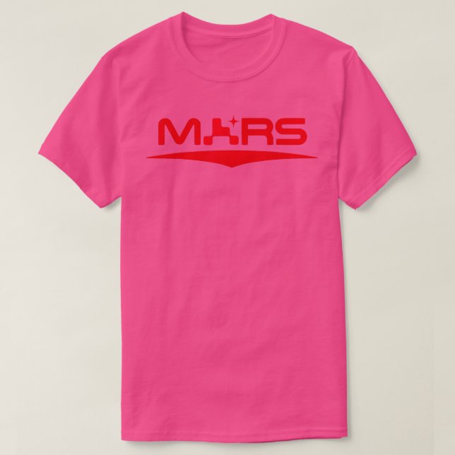 T-shirt Mission de Rover de la persévérance Mars (Design devant)