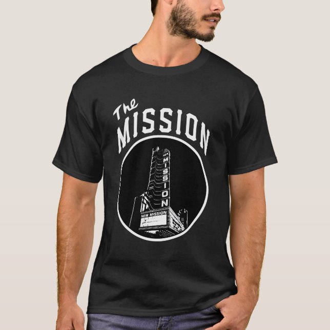 T-shirt Mission District San Francisco La Mission Latino C (Devant)