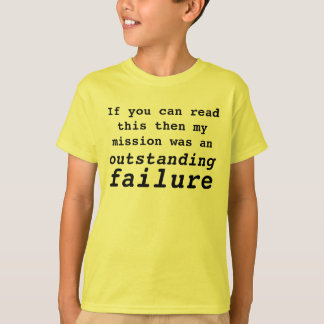 T-shirt mission échouée