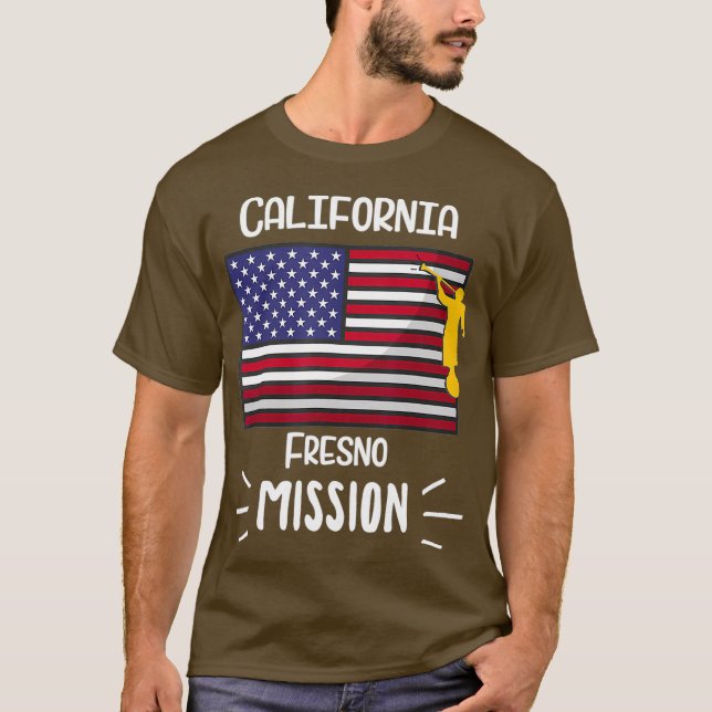 T-shirt Mission LDS de Californie Fresno Mormon (Devant)
