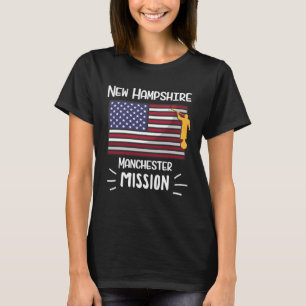 T-shirt Mission LDS du New Hampshire Manchester Mormon Mis