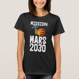 T-shirt Mission Mars 2030 Jeunes Tee - shirts de voyage sp