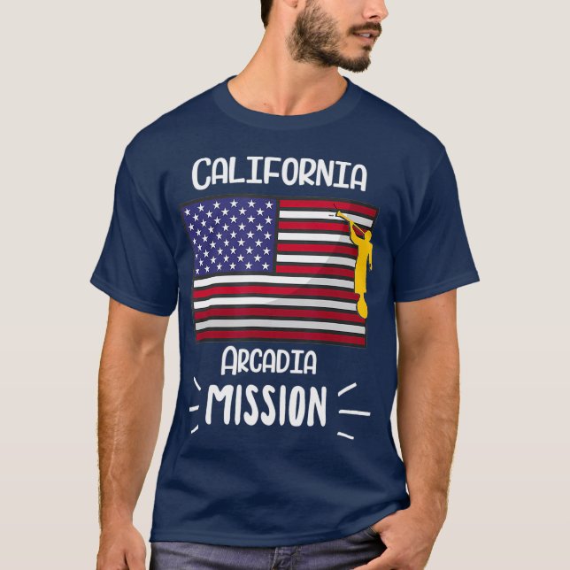 T-shirt Mission Missionnaire de Californie Anaheim Mormon  (Devant)