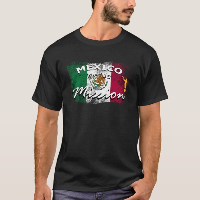 T-shirt Mission Missionnaire de la LDS de Merida Mormon au (Devant)