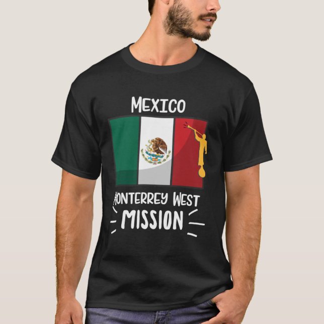 T-shirt Mission Missionnaire de la LDS de Monterrey West M (Devant)