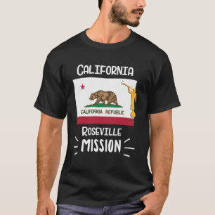 T-shirt Mission Missionnaire LDS de Californie Roseville M
