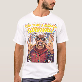 T-shirt Mission Nouvel An : Survie ! Personnage de Bande D