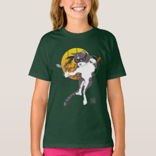 T-shirt Mission pleine lune : Cat Ninja
