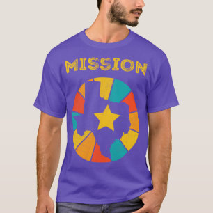T-shirt Mission Texas Vintage Souvenir déshabillé 1