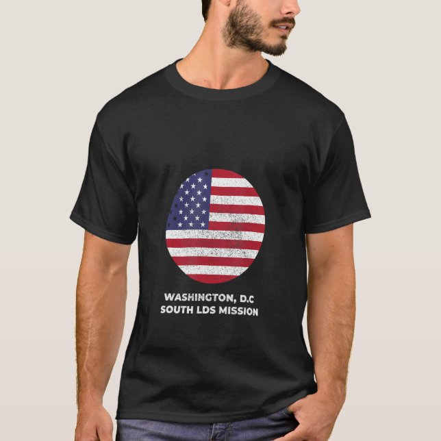 T-shirt Mission Washington D C Sud LDS (Devant)