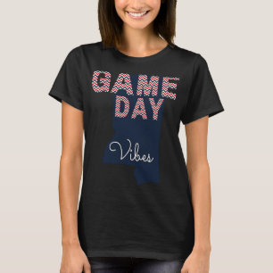 T-shirt Mississippi Football Jour Vibes Automne Tailgate
