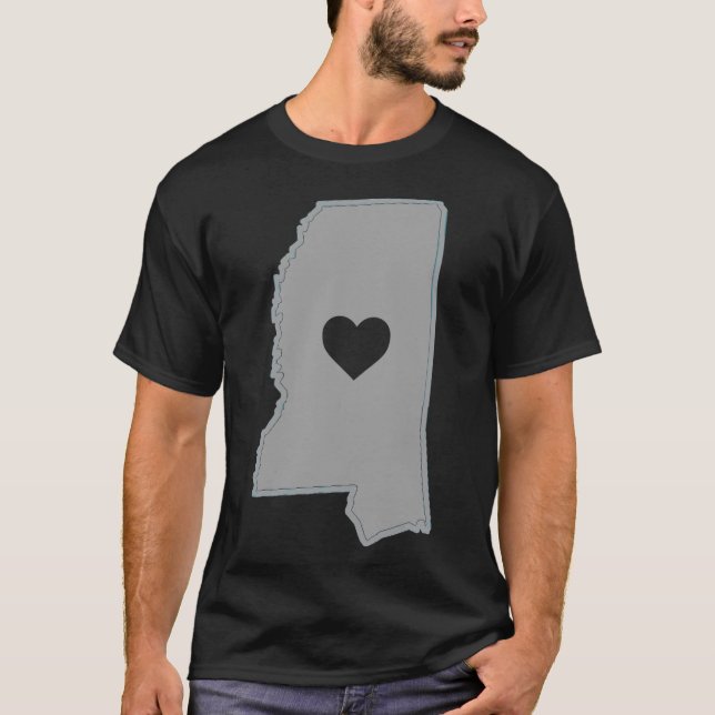 T-shirt Mississippi Love 2 (Devant)
